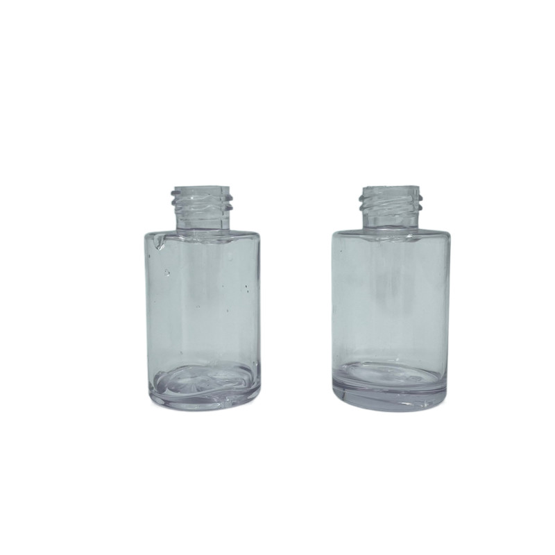 China Luxury Clear PETG Cosmetic Bottle Portable 30ml Leakproof For High End Brand on sale