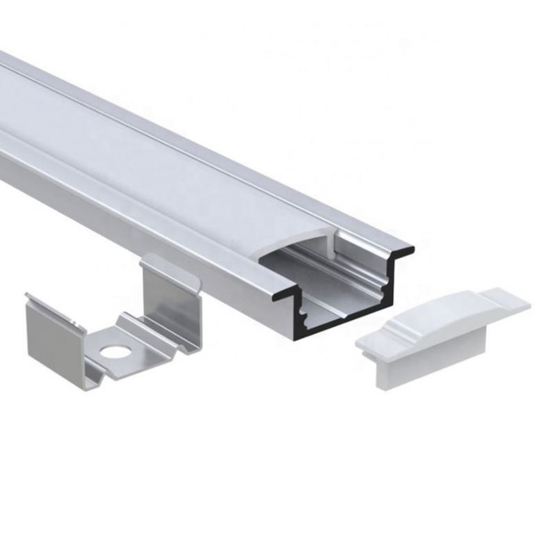 Quality Surface Mounted Recessed LED Profiles 17mm width 7.8mm height For Cabinet Light wholesale