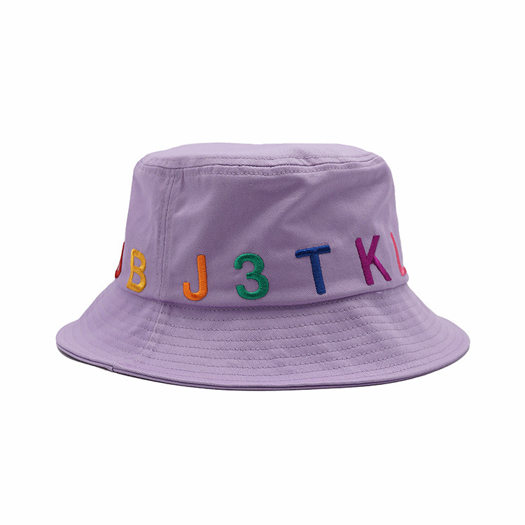 Quality Summer Beach Adjustable Cotton Bucket Sun Hat Women With Fringe wholesale