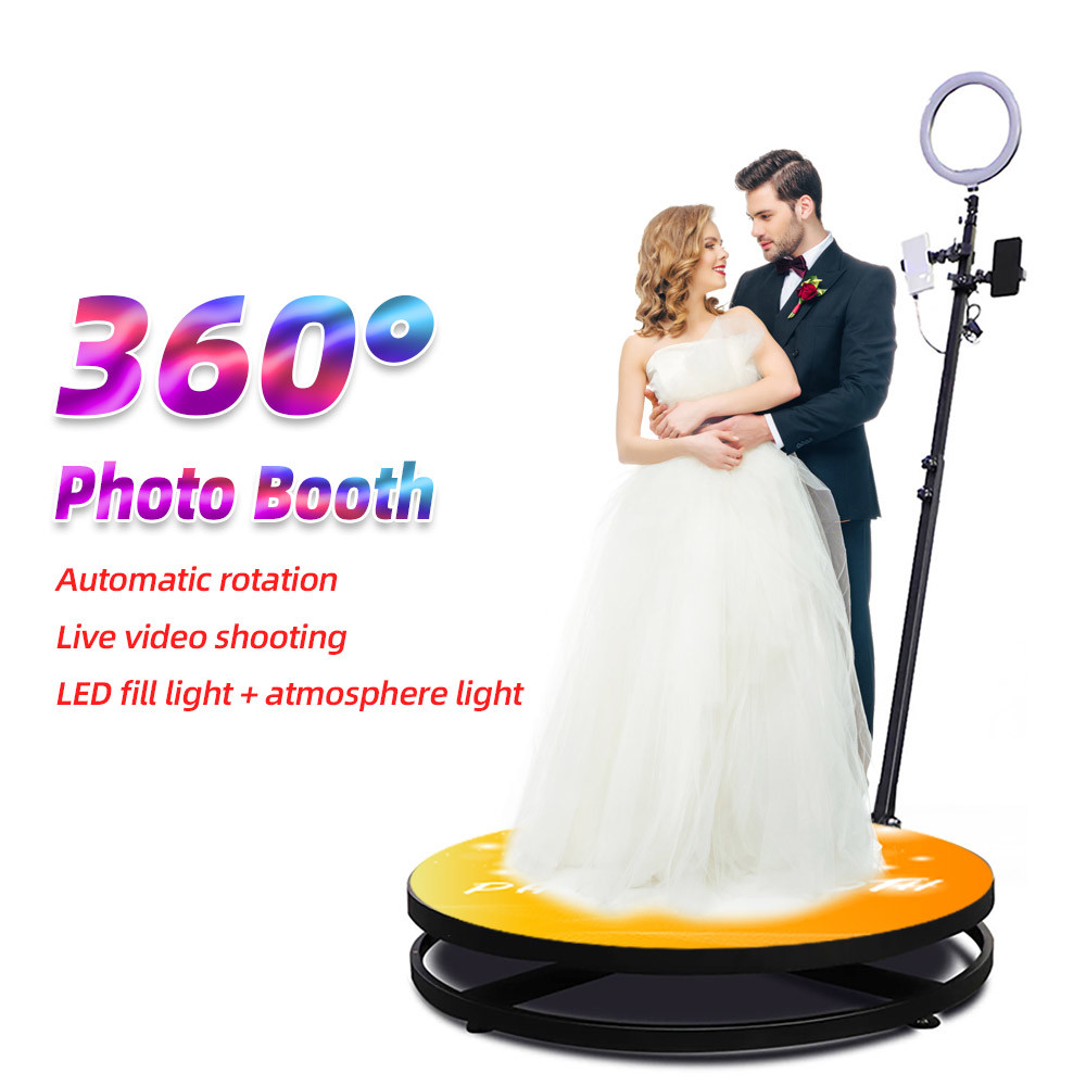 China Rotating 360 Photo Booth Machine Automatic Remote Control For Events on sale