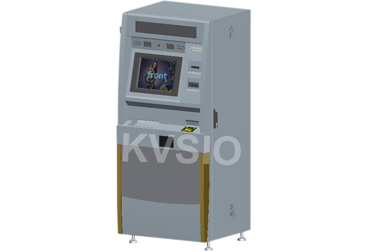 China Currency Exchange Automatic Teller Machine , ATM Vending Machine Logo Printing on sale