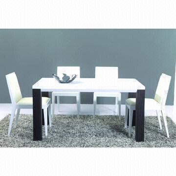 Quality Dining Table with MDF, Glossy Paint and Walnut wholesale