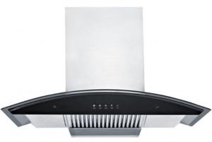 China Ductless Wall Mount Range Hood , Stainless Steel Range Hood Three Speed Touch Control on sale