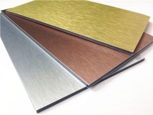 Quality 5mm ,3003 alloy,Brushed Aluminum Composite Panel wholesale