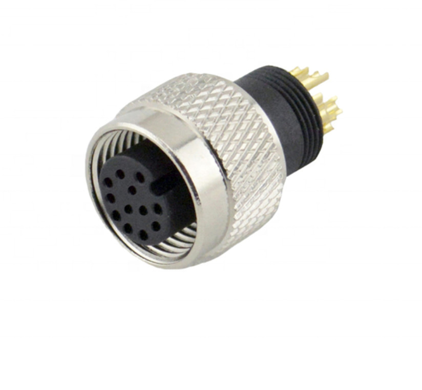 Quality A Code Automotive M12 Circular Connector Ip67/Ip68 Female Moulding Connector For Industry wholesale