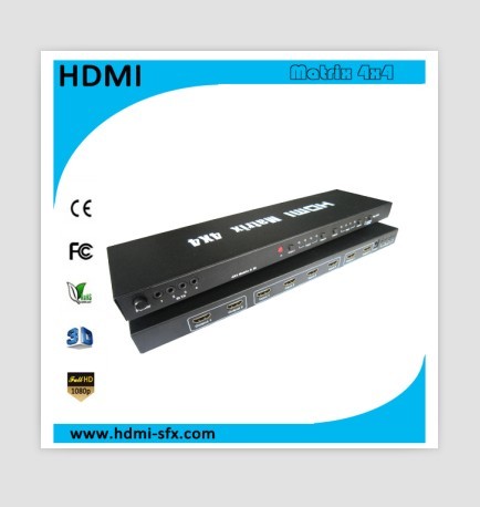 Quality 4x4  hdmi matrix switch HDMI True matrix wholesale