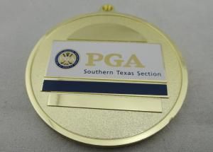 Quality PGA Southern Texas Section Iron / Brass / Copper Medal with Synthetic Enamel, Zinc alloy Die Casting wholesale