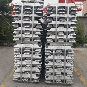China Primary 99.99% Aluminum Ingot Alloy 25kgs Smooth Surface on sale