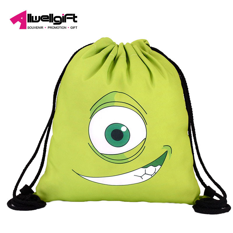 Quality Customized Personalised Womens Bags Soft Lightweight Drawstring Backpack wholesale