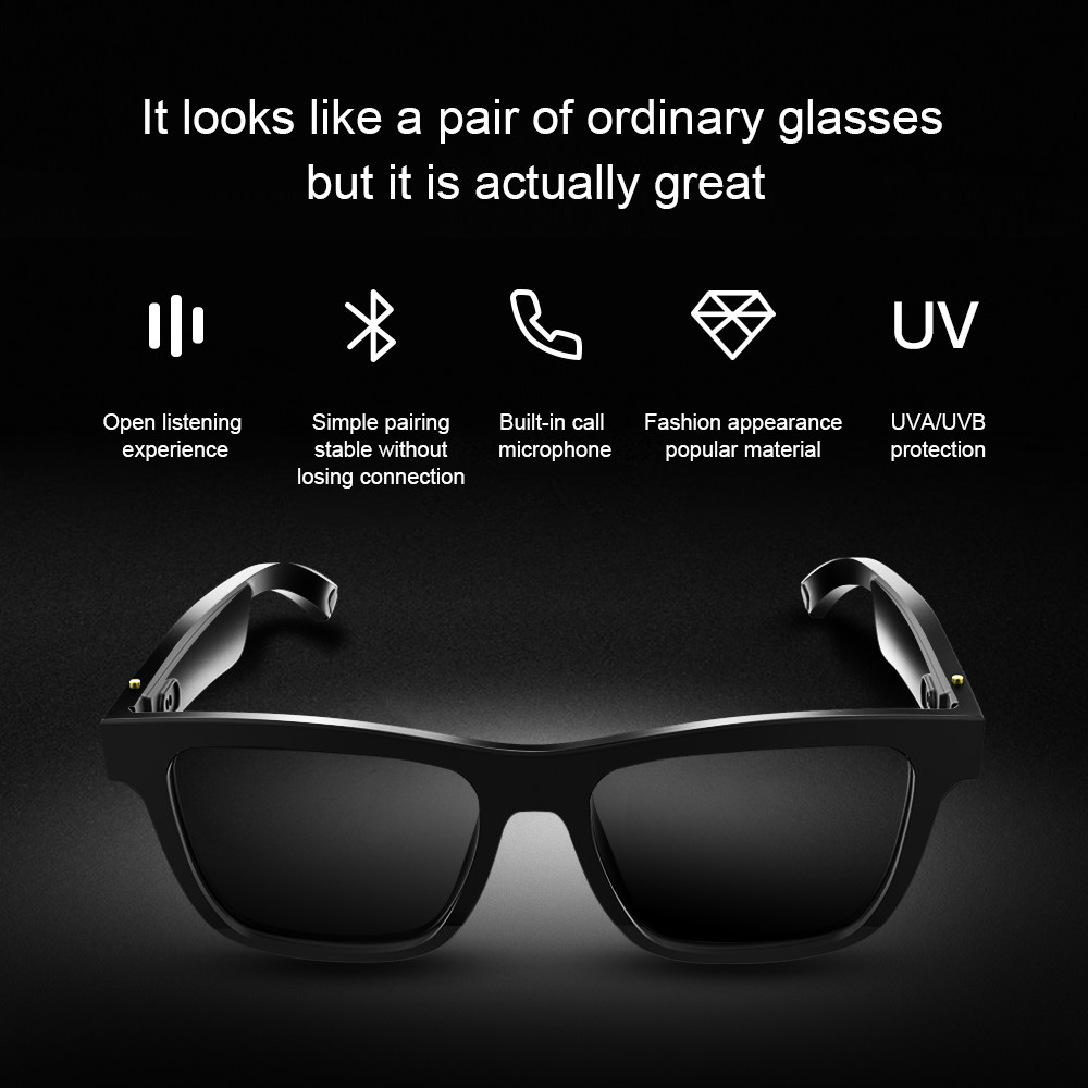Quality Bluetooth 5.0 110mah Wearable Tech Products UV400 Wireless Sound Eyewear wholesale