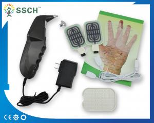 China Black Sub Health Analyzer With Electrode Heating Pads Probes For Acupuncture Stimulation on sale