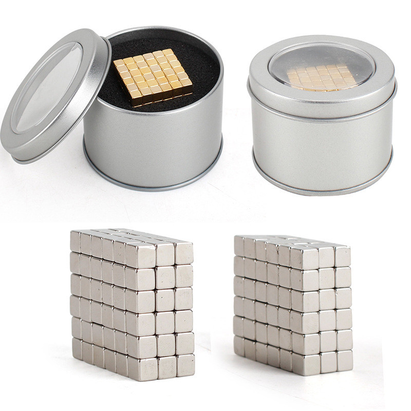 China Customized 5MM Neodymium Magnetic Cube Toy Magnet on sale