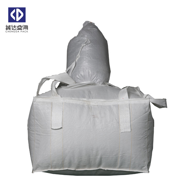 Quality White Polypropylene FIBC Bulk Bags / 1 Ton Super Sacks For Copper Powder Packing wholesale