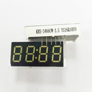 Quality 4 Digits 7 Segment Mini Led Clock Display 0.36 Inch Anode White wholesale