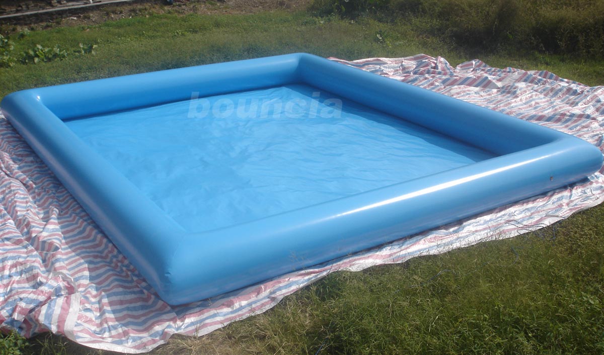Quality 10mL*8mW*0.65mH Outdoor Inflatabel Water Pool With PVC Tarpaulin wholesale