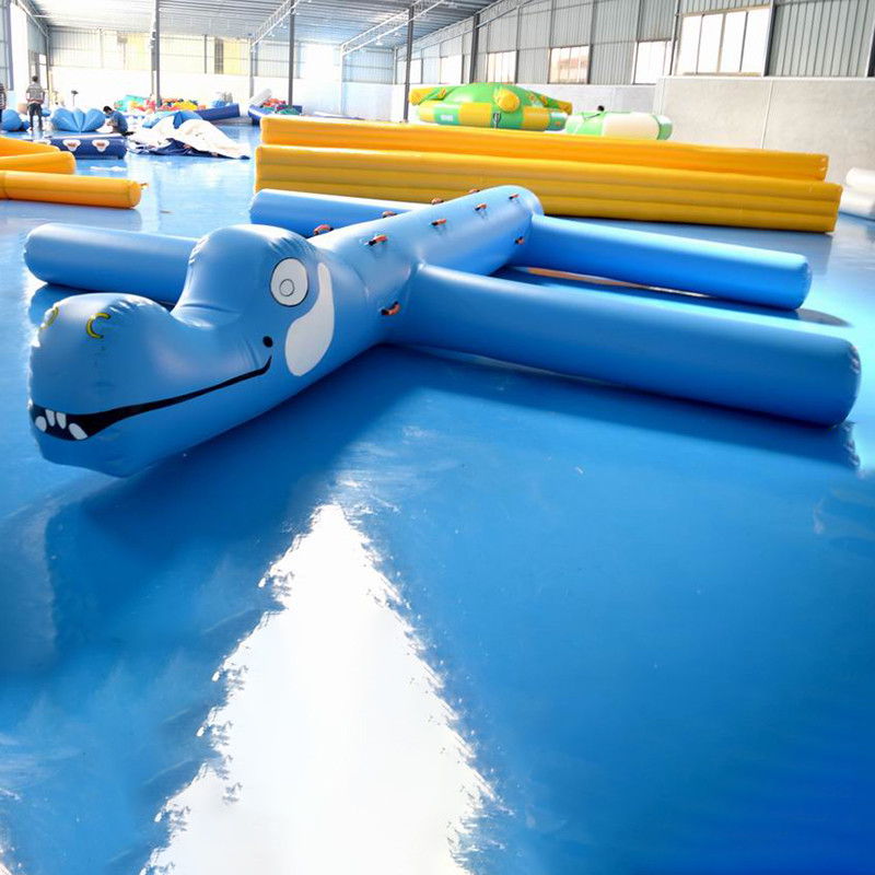Quality 0.9mm PVC Tarpaulin Inflatable Water Obstacle Course For Pool wholesale