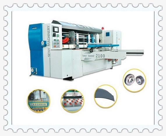 Quality corrugated paperboard Semi-auto rotary die cutting machine with chain feeding exporter wholesale