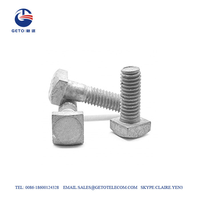 Quality Square MB 11.5KN Galvanized Bolts And Nuts wholesale