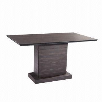 Quality Dining Table, Made of MDF with Glossy Paint and Walnut wholesale