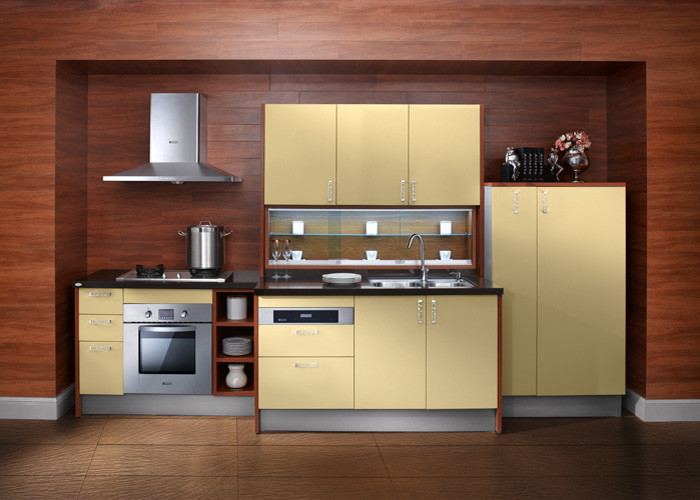 Cheap Embeded Contemporary Style Plywood Kitchen Cabinets 