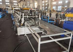 Quality Customized Roll Forming Machine for Hot-dip Galvanised / Powder Coated Steel Perforated Cable Trays wholesale