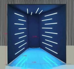 Quality Vogue Led Lights 360 Photo Booth Backdrop With Tension Fabric wholesale