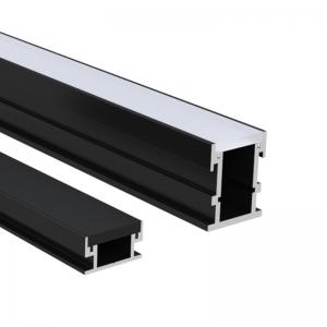 Quality Outdoor LED Strip Recessed Profile , 22×26Mm Recessed Aluminum Channel wholesale