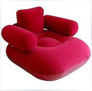 Quality Single person flocked inflatable chair wholesale