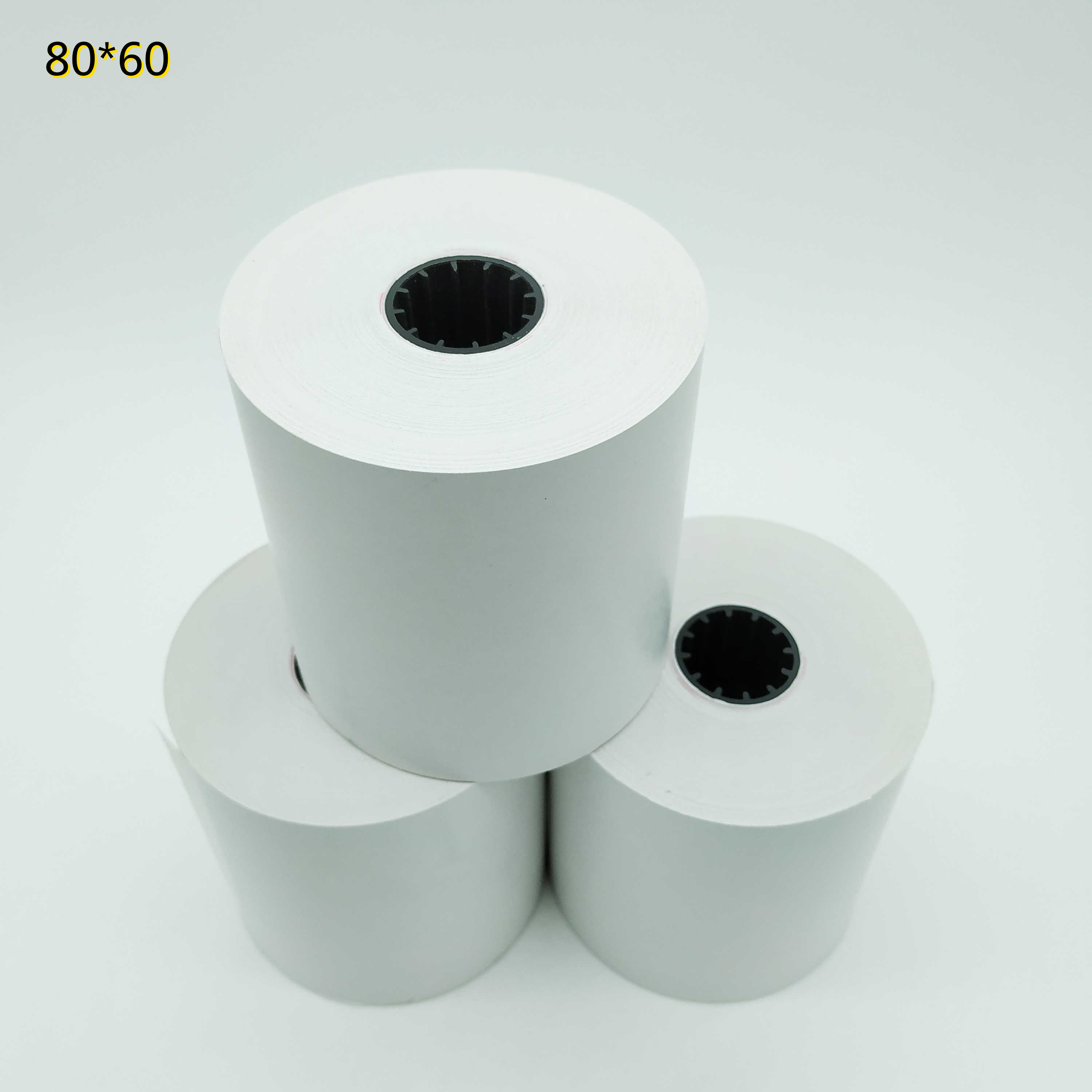 Quality 80x60mm Thermal Receipt Paper Roll For POS ATM wholesale