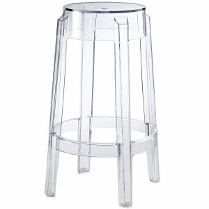 Quality ROHS Modern Clear Acrylic Counter Stool Chairs Fully Assembled For Backyard wholesale
