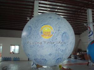 China Big Reusable Inflatable Advertising Earth Globe Balloons for science demonstration on sale