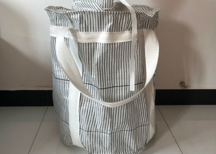Custom Size Flexible Anti Static Bulk Bags Four Cross - Cornor Loops Available