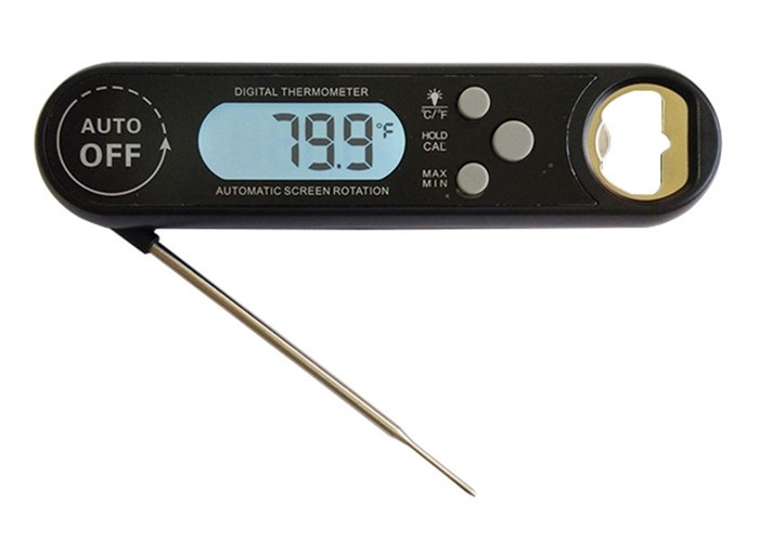 Cheap Auto Rotation Screen Digital Food Probe Bbq meat Thermometer for sale