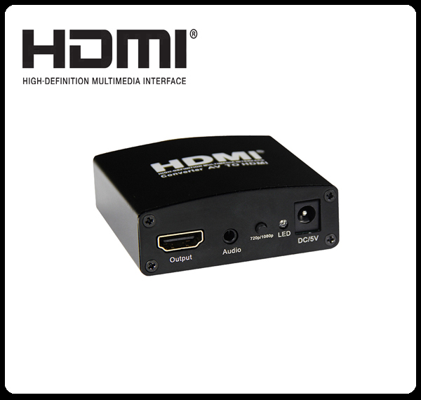 Quality High quality av to hdmi converter with stereo audio output wholesale