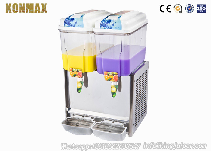 China Commercial Double Tanks Cold Juice Dispenser / Beverage Dispenser Machine on sale
