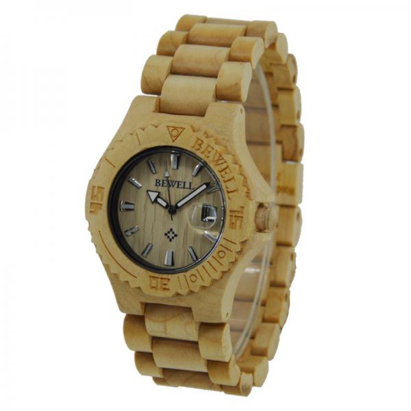 Quality Maple Wooden Wrist Watch For Women , 3 ATM Water Resistant for 