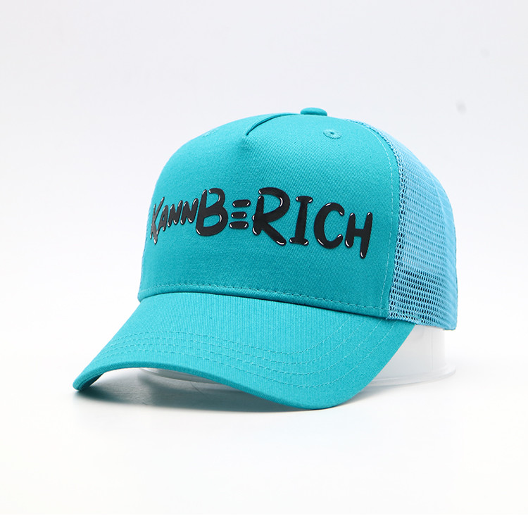 Quality Summer 5 Panel Trucker Hat Letter Embroidered Cotton Baseball Cap Breathable Shade wholesale