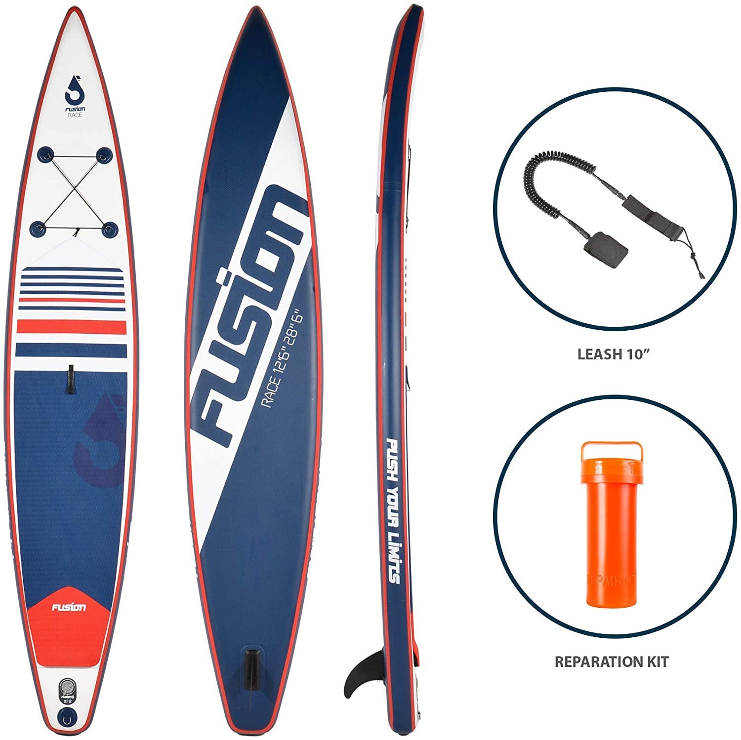 Quality 130kg 340 L 12'6x28"X6" Racing Inflatable SUP wholesale
