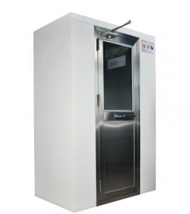 Quality Automated Sliding Door Cleanroom Air Shower With CE And RoHS Air Flow 1300 M3/H wholesale