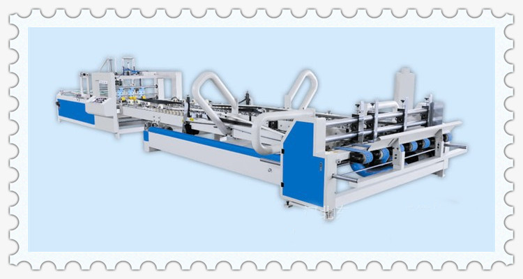 Quality 1000*2000mm auto corrugated cardboard folding gluing machine wholesale