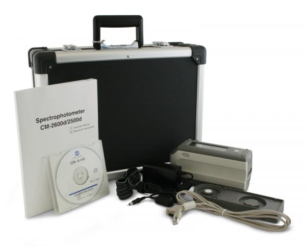 Portable color measurement instrument CM-2600d Spectrophotometer Konica Minolta with SCI SCE