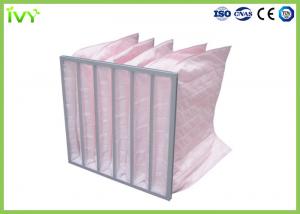 Quality Air Treatment F7 Bag Air Filters 100°C Max Operating Temperature BAF01 wholesale