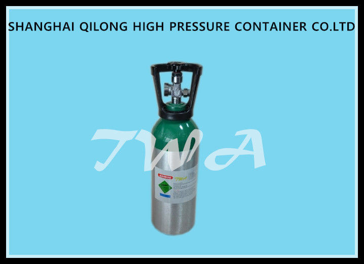 Quality 8L Aluminum Oxygen Hydraulic Gas Cylinder / High Pressure Gas Bottles wholesale