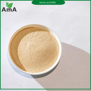 Quality Organic Enzymatic Hydrolysis Amino Acid 80% Powder For Plants Foliar Fertilizer wholesale