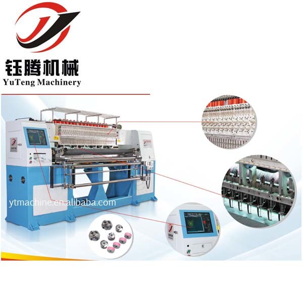 China 4KW Customized Computerized Quilting Embroidery Machine Multi Needles on sale