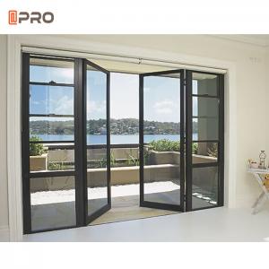Quality Push Open 1.2mm 6063 Aluminium Hinged Doors For Home wholesale