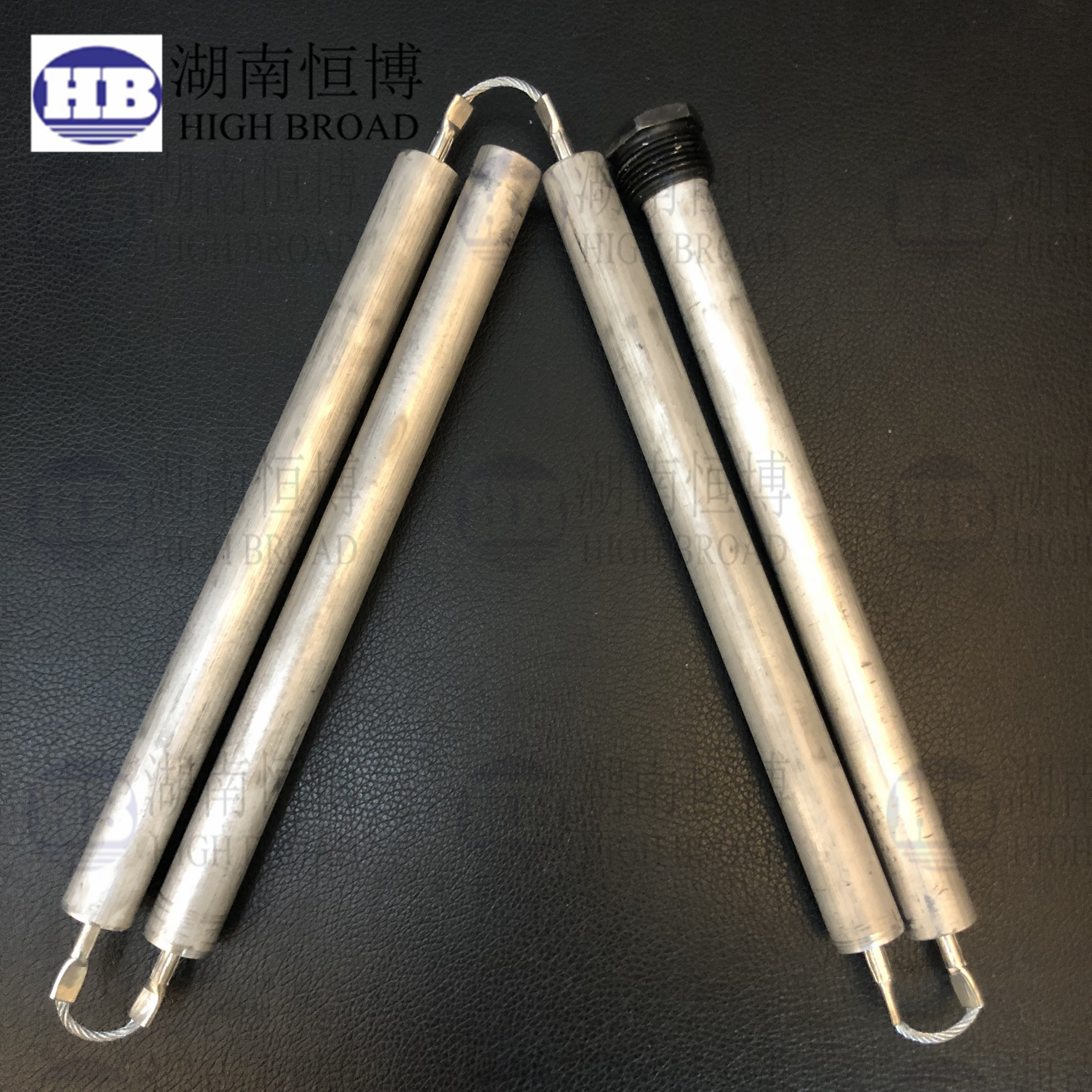 China Ultra Flexible Segmented Sacrificial Anode Rod , Aluminum Zinc Anode Rod on sale
