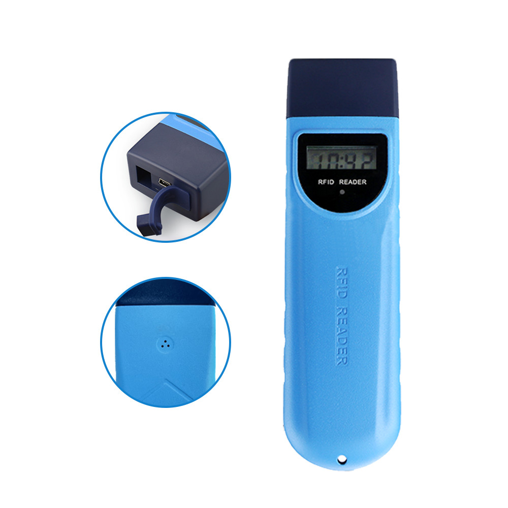 China Blue LED Display Security Patrol Wand System 125khz RFID Reader on sale