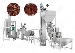 Quality 500-1000 kg/h Automatic Cocoa Powder Production Line Cocoa Bean Processing Machine wholesale