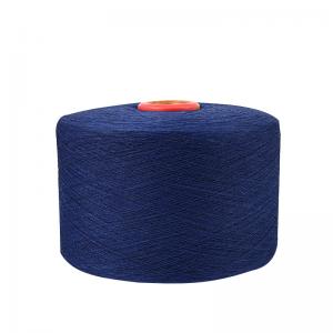 China 12/1 20/1 30/1 Carded Cotton Polyester Blended Regenerated Yarn Color Recycled Towel Cotton Yarn For Weaving on sale
